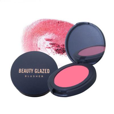 China New 10 Colors Waterproof Face Beauty Blusher Powder Cosmetic Box During Waterproof Premium Quality Blush Powder for sale