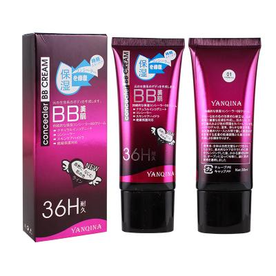 China Dark circles YANQINA Europe and the United States hot nude concealer moisturizing liquid foundation whitening BB cream for sale