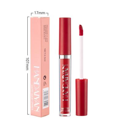 China HANDAIYAN Colors Lip Matte Lipstick Waterproof Long Lasting Liquid Hot Sexy Lip Gloss For Lips for sale