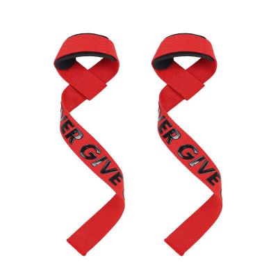 China Strong Support Factory Price Thick Neoprene Cushioned Padded Anti Skid Lifting Straps Gym Wrist Wraps for sale