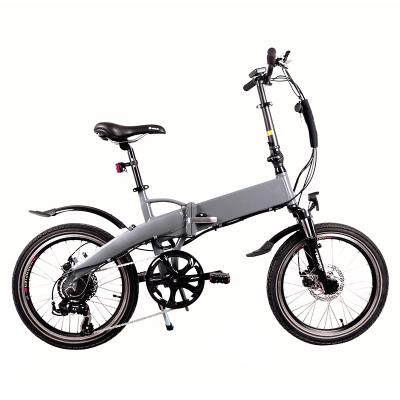 China Aluminum alloy 20 inch folding electric bicycle with lithium battery electric bicycle for sale