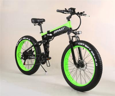 China High standard performance 26 inch folding electric bike fat tire ebike for UK market for sale