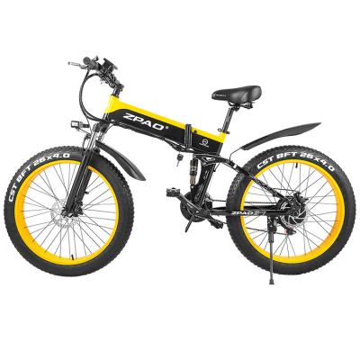 China 21speed Standard Cross-Country Tire Electric Fat Bike Foldable Bicycle For Europe for sale