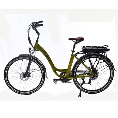 China Best Selling 36V 10AH 250W Electric Bike Lithium Battery City Standard Electric Bicycle for sale