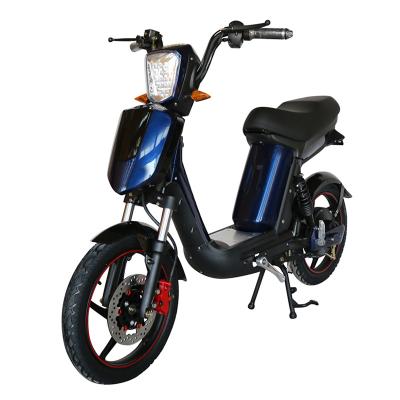 China 2020 New Steel Design Electric Scooter 48V 350W 12AH Lead Aicd Battery Removable for sale