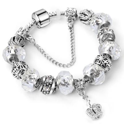 China Creative white crystal beaded bracelet diy bracelet jewelry dress fashion jewelry wholesale girlfriends accessory for sale