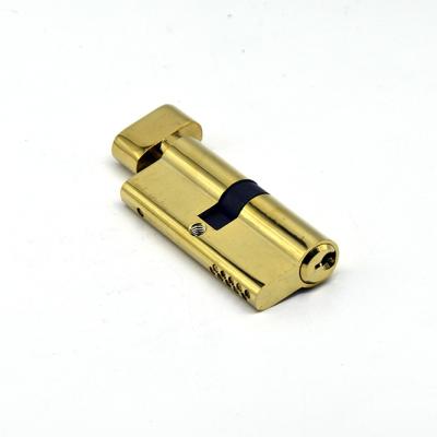 China 6 Pin Solid Popular Brass Cylinder Srcurity Lock Single Cylinder for sale