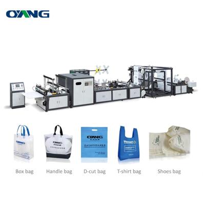 China Hotels Allwell Automatic Non Woven Bag Making Machine , Factory Non Woven Bag Making Machine Price for sale