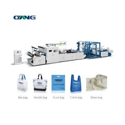 China Stores 2021 Full Automatic Type Building Material New Non Woven Bag Making Machine Box Non Woven Bag Making Machine Price for sale