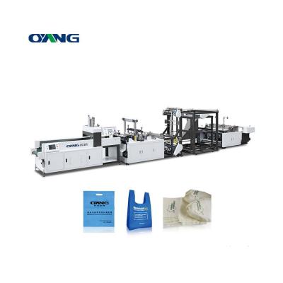 China Factory good quality non woven flat bag making machine non woven t shirt bag making machine for making bag for sale