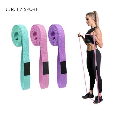 China Home Wholesale Waist Fitness Elastic Compression Material Resistance Bands For Exercise Theraband for sale