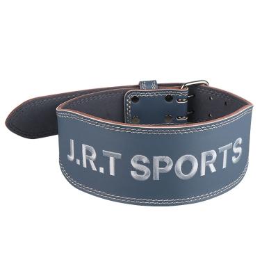 China Custom Leather Nantong Jinruite Weightlifting Fitness Powerlifting Gym Belt Weightlifting Power Belt for sale