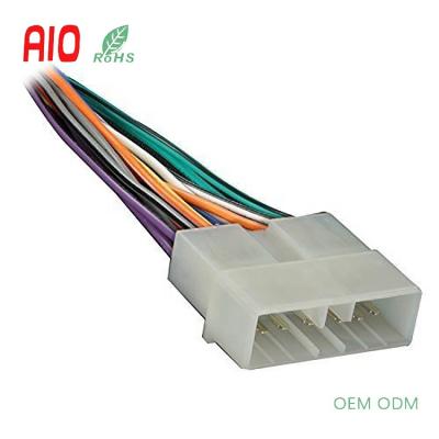 China CD AUX Receiver 14 Pin Adapter Connector Automotive Wire Stereo Wiring. Auto Car Kit for 1988-96 JP Eagle Dodge Vehicles for sale