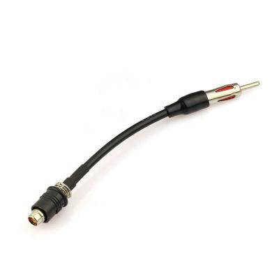 China 20cm Bare Copper RAKU RAST II 2 to Male DIN Jaso Cable Antenna Adapter for Audi Seat Skoda for sale