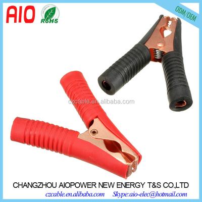 China Come As Pair 90mm Car Battery Alligator Crocodile Clamp Terminal Clip 100A for sale