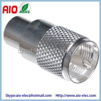 China Straight Luxury Type UHF UHF Male PL259 Solder Connector - RG8 and RG213 for sale