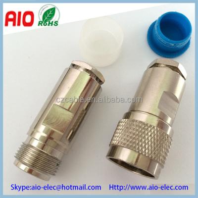 China RF N Female And Male N Crimp N RF Connector For RG213 RG217 Coaxial Cable for sale