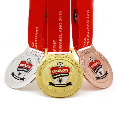 China USA Personalized Custom 3d Soccer Medal Zinc Alloy Metal 1st 2nd 3rd Award Place Medallion For Football for sale