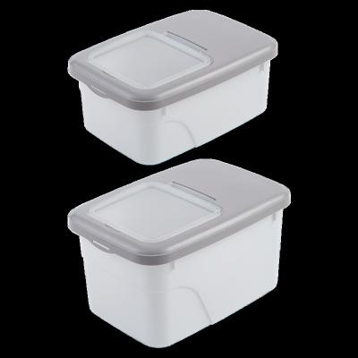 China Viable Wholesale Latest Designs Simple Kitchen Cereal Storage Thickened Plastic Box for sale