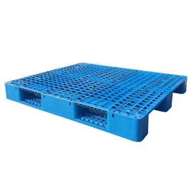 China Latest Single Faced Hot Selling Grid Pallet High Standard HDPE Grid Three Runners Plastic Pallet for sale