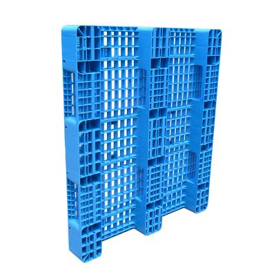 China Single Faced Manufacturer Made Multi-Use Grating Pallet Classic Design HDPE Grating Three Runners Plastic Pallet for sale