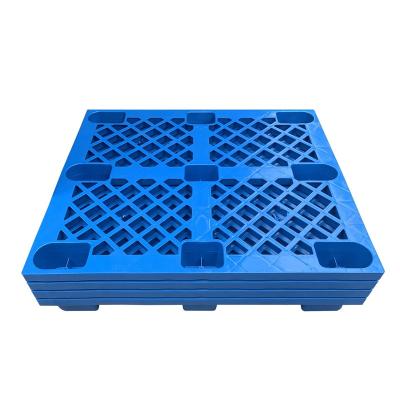 China Single Faced Cheap Grid Nine Feet Export Plastic Pallet HDPE Injection Mold Pallet Warehouse Industry Logistics Cargo Transfer Stack Pallet for sale