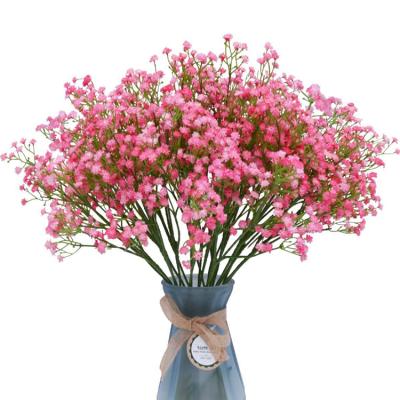 China Beautiful Durable Wholesale Artificial Flowers Babys Breath Decorative Gypsophila For Wedding Party for sale