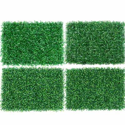 China High Quality Cheap Durable UV Resist Milan Grass Artificial Plant Wall Hedge for Indoor Backdrop Decoration for sale