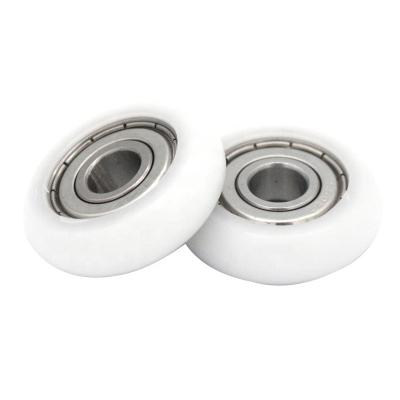 China Mid Century Plastic Coat Bearing Supply 608 ZZ High Quality Aluminum Pulley Wheel 8*30*9 mm for sale