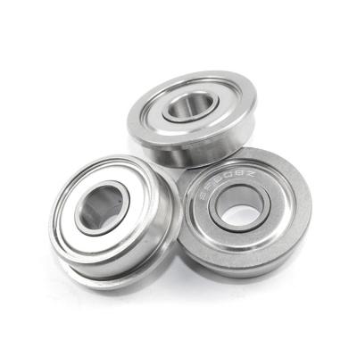 China Machine Spare Parts Supply Machine Spare Parts High Precision Stainless Steel Flange Deep Groove Ball Bearings F608ZZ for sale