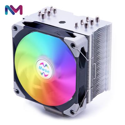 China MW-T120-06-01A 6 Cooler Computer Case Heatpipe AMD Intel CPU Heatsink RGB Cooler CPU Fans For Computer I7 Intel Cooler AMD for sale