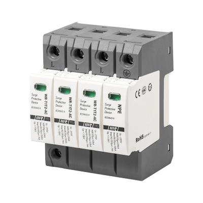 China UL94 V-0 WRDZ 3P+NPE PV Surge Protection 275V Lightning Protection for sale