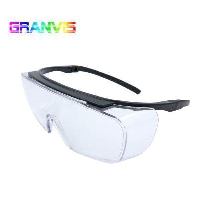 China UV & IR Protection IN STOCK OTG SAFETY GLASSES FREE SHIPPING EN166 FOG LIGHT CE CERTIFIED for sale