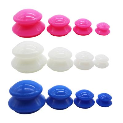 China Anti-Cellulite Vacuum Massage Silicone Multi-colored Silicone Massage Cupping Cup Set For Health Care Massage Cupping for sale