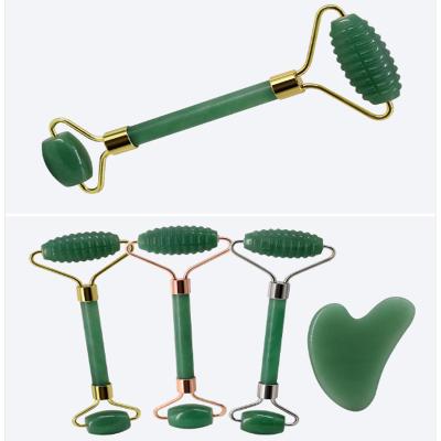 China 2020 Newest Face Lift Jade Roller For Face Jade Roller Massage Tool Jade Rolling Face Massager for sale