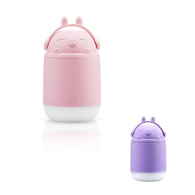 China Color Changing Cute Cat Mini Ultrasonic Humidifier Skin LED Light Humidifier and Beauty Facial Hit Ultrasonic Aroma Diffuser for sale