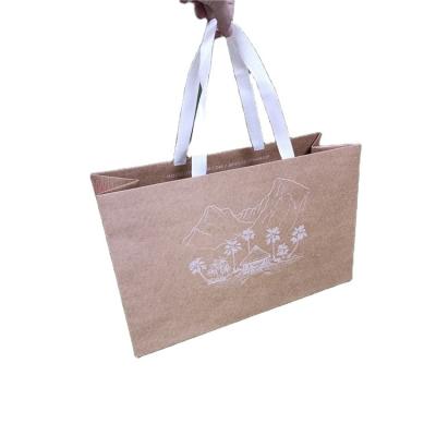 China High Quality Design 150g Brown Material Cosmetic Packaging Paper Gift Bags New For Cosmetics for sale