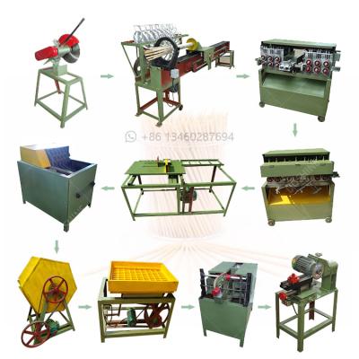 China High Capacity Industry Bamboo Toothpick Producing Machine Wooden Toothpick Processing Machine for sale