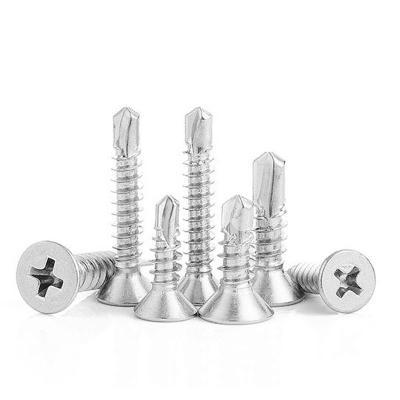 China DIN7504P Pan Head Stainless Steel Carbon Steel Flat Product Self Drilling Screw for sale