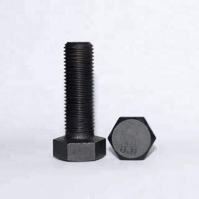 China Construction High Strength DIN931 Carbon Steel DIN 933 All Thread Hex Bolt And Nut Grade 8.8 for sale