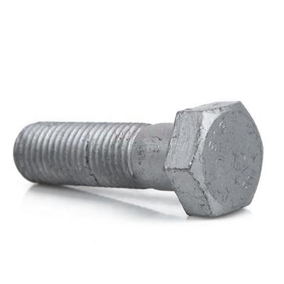 China DIN931 Grade 8.8 DIN 933 Hot Dipped Galvanized Hex Construction Bolt And Nut for sale