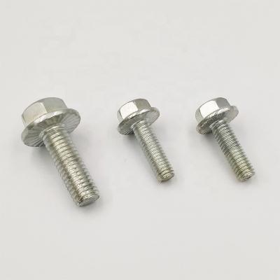 China DIN 6921 Grade 8.8 Zinc Coated Stainless Steel Hex Head Flange Construction Bolt for sale