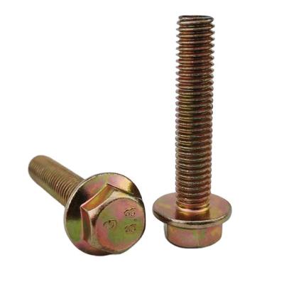 China Factory Wholesale Stainless Steel Bolts Galvanized Flange Bolt M6-M16 DIN 6921 for sale