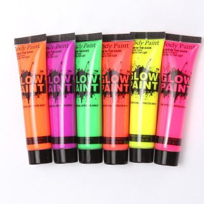 China Non-Toxic Non-Toxic Colorful Neon Glow in Dark Face Paint UV Body Paint for Party for sale