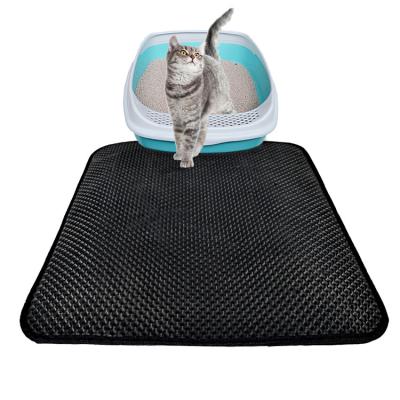 China Waterproof Double-Layer Cat Litter Trapper Mat Sustainable Durable With Three Sizes for sale