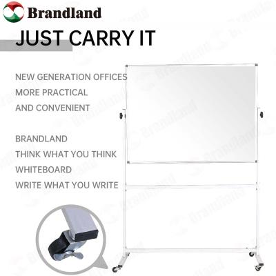 China Painted steel sheet/porcelain enamel aluminum steel sheet desk frame removable and foldable whiteboard, easy to use size 1400mm*1800mm*500mm for sale