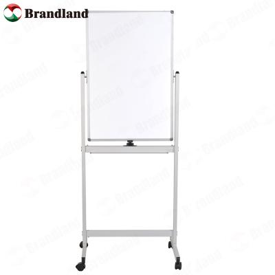 China Steel Sheet/Porcelain Painted Steel Sheet Movable Easel With Honeycomb Aluminum Dry Erase Frame Gold Magnetic Whiteboard for sale