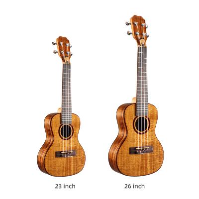 China Acacia Office 30 Days 60 Pay Stringed 23/26 Inch Electric Guitar Acacia Ukulele Bass Guitar For Sale Acoustic 4 Instruments OEM ODM Brand for sale