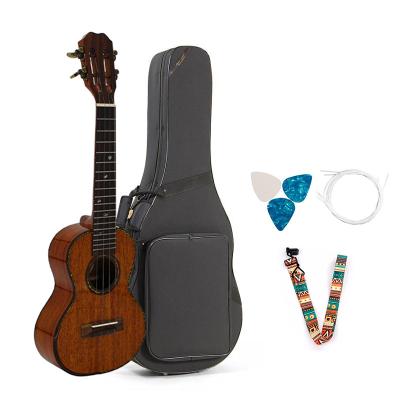 China Mahogany OA 30 Days 23 Inch Concert Ukulele 4 String All Solid Body Mirror Polish Bass Ukulele OEM ODM China Supply Ukulele Custom for sale