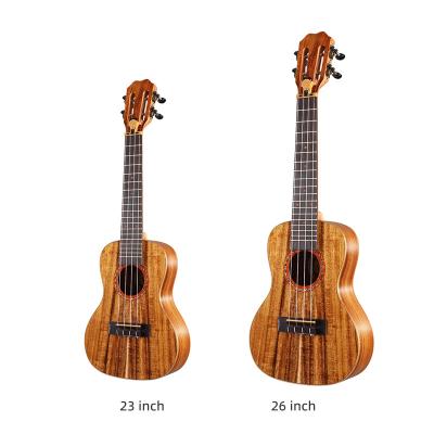 China Acacia Office 30 Days 23 Inch Wholesale Spalted Maple 4 String Ukulele Kits Tenor Bag China Custom Solid Ukulele Bass for sale